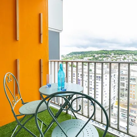 Appartement Panoramic View Loft Air Conditioning & Fitness Vandœuvre-lès-Nancy